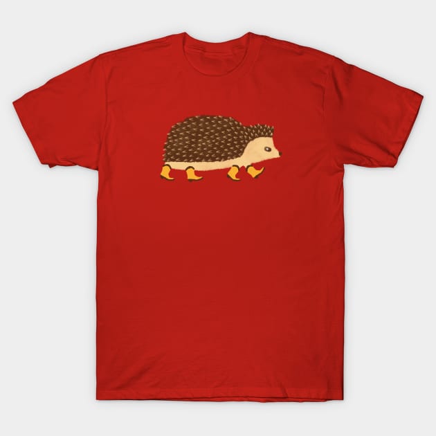 Sonny The Cowboy Hedgehog T-Shirt by AnyoneCanYeehaw